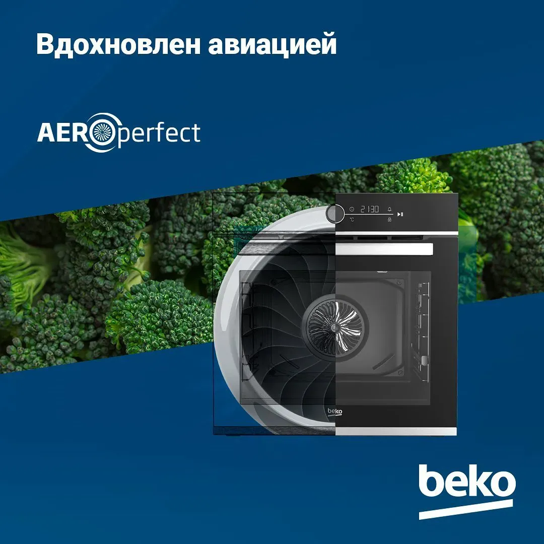 Beko AEROPerfect carousel opening slide