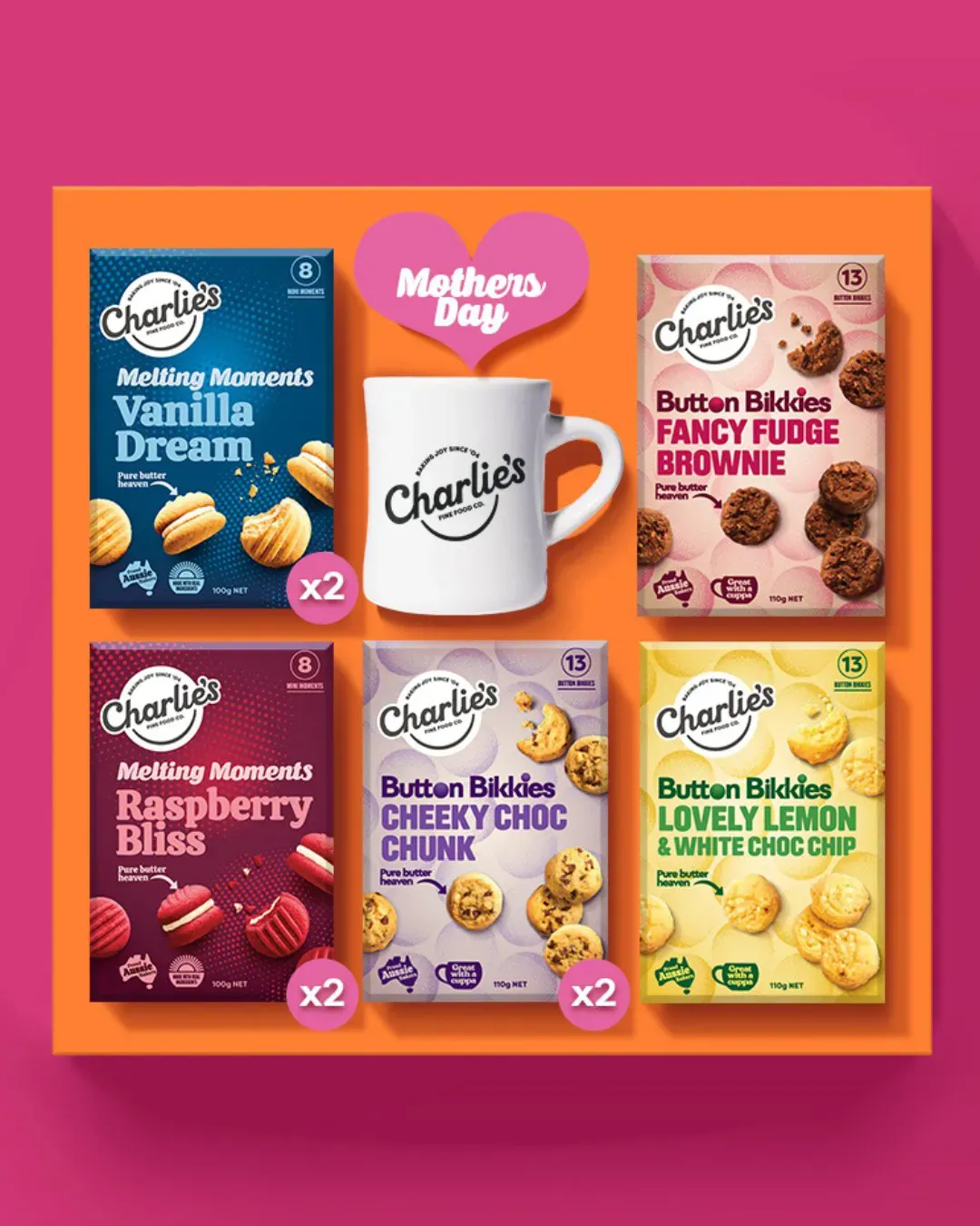 Charlie’s Fine Food — Carousel 02. Charlie’s Fine Food Mother’s Day product-box carousel slide