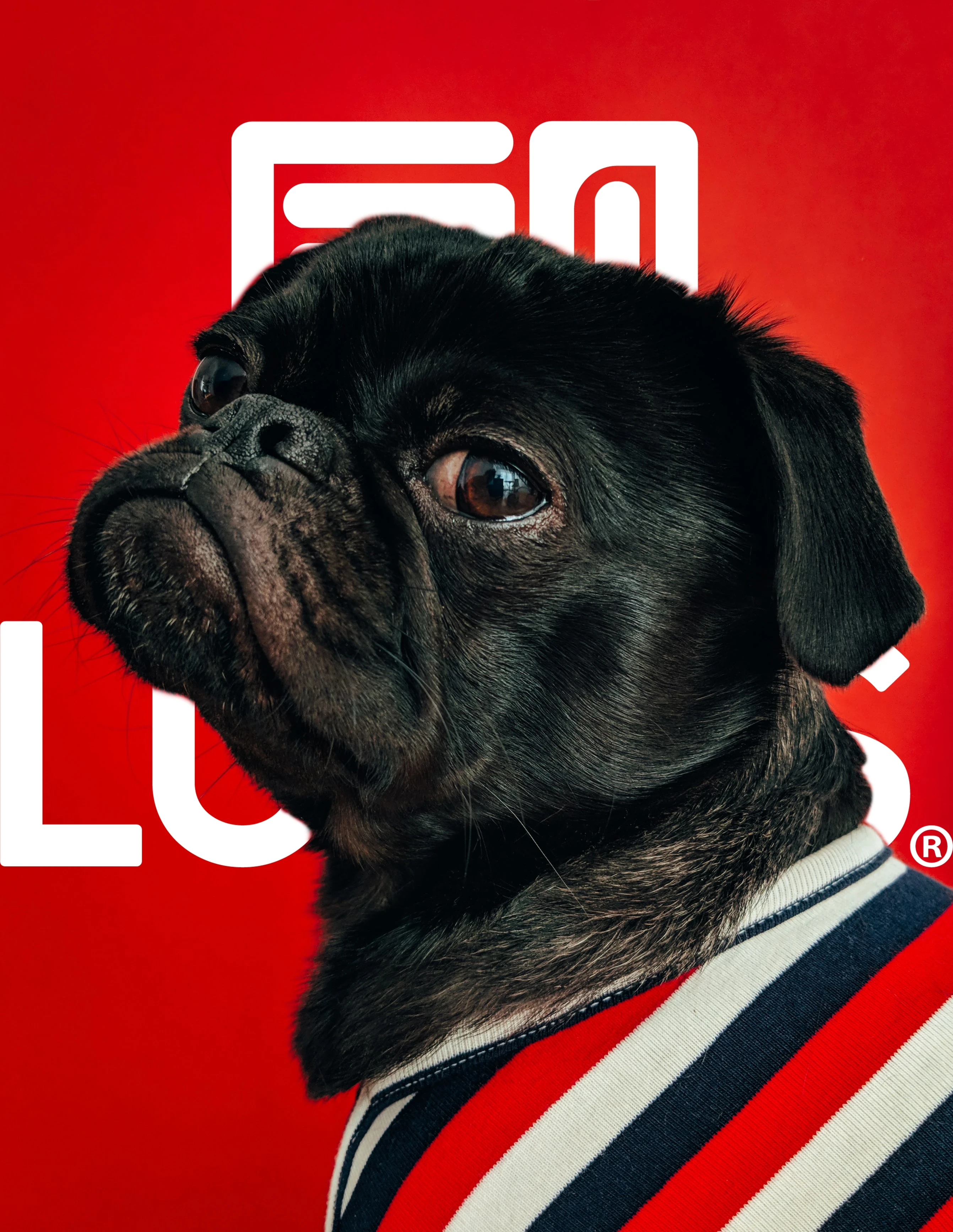 LUENS fashion campaign composition using stock photography
