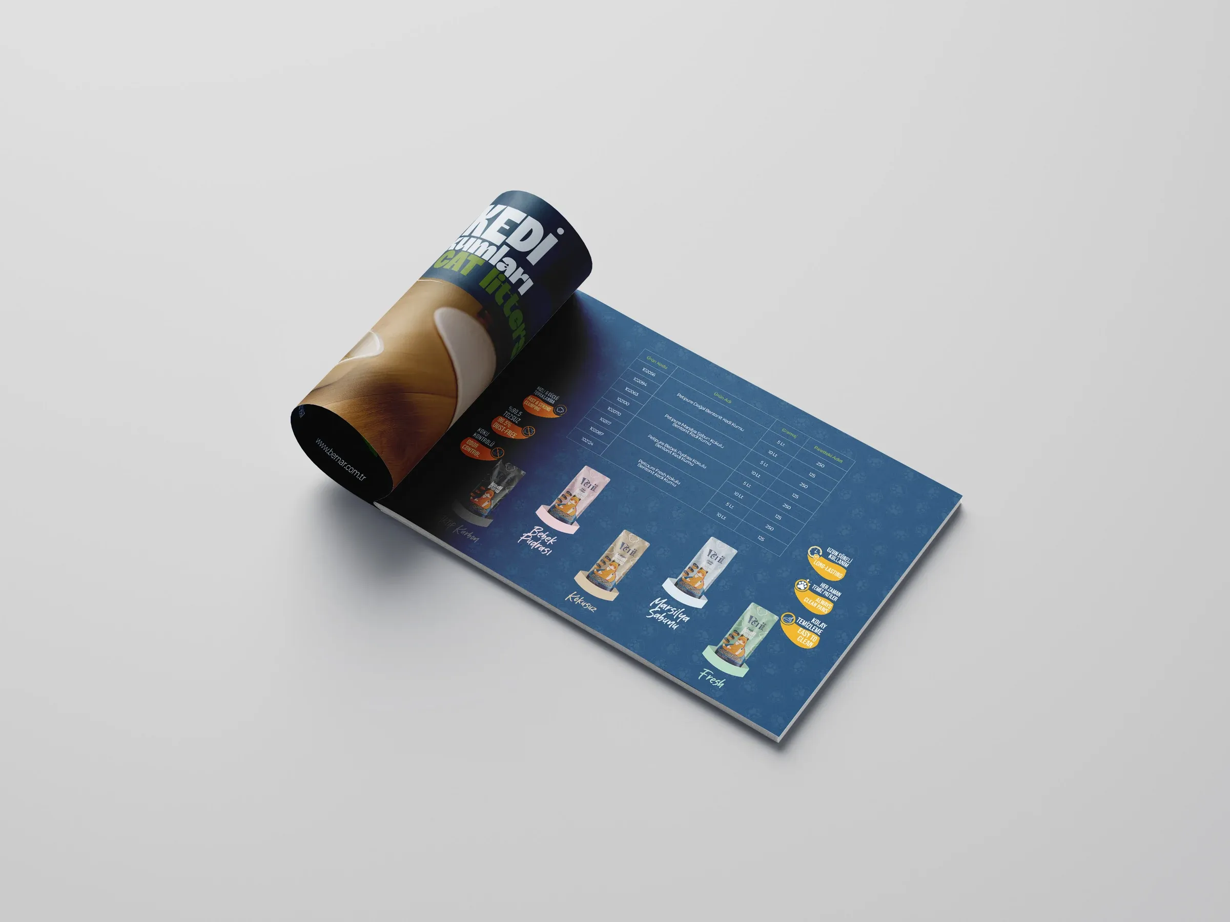 Petipure product catalogue interior mockup two