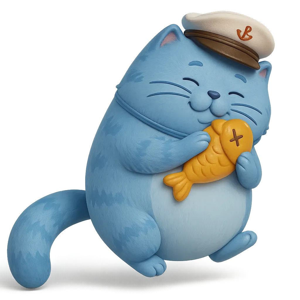 Petipure Salmon cat character