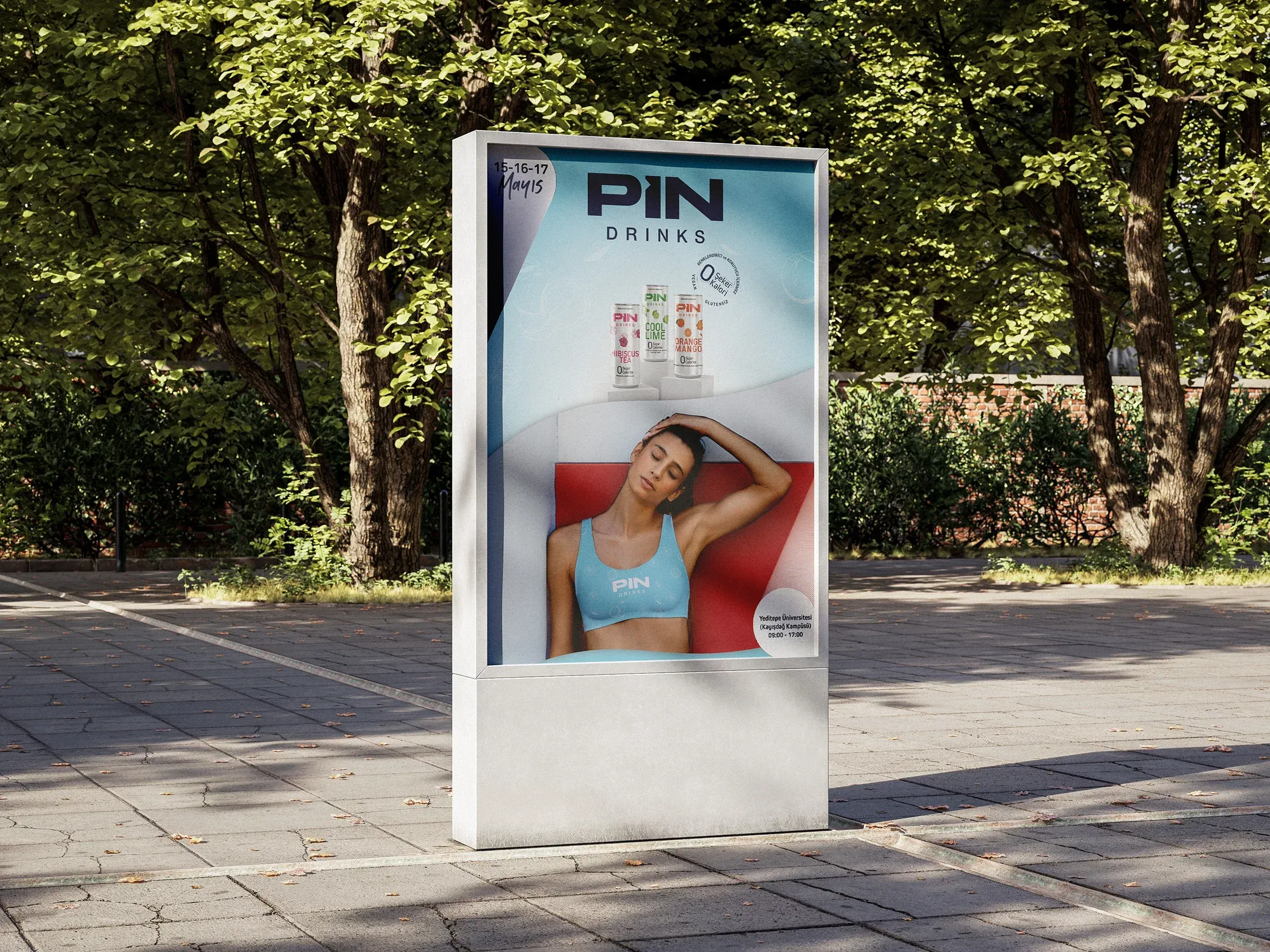 Pin Drinks event material