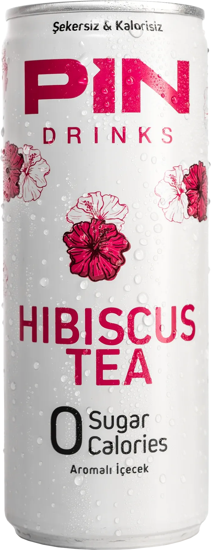 Pin Drinks Hibiscus 250 ml can packaging