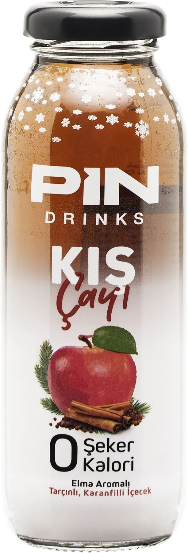 Pin Drinks Winter Tea 250 ml glass packaging